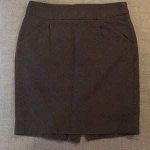 Black Pencil Skirt with pockets